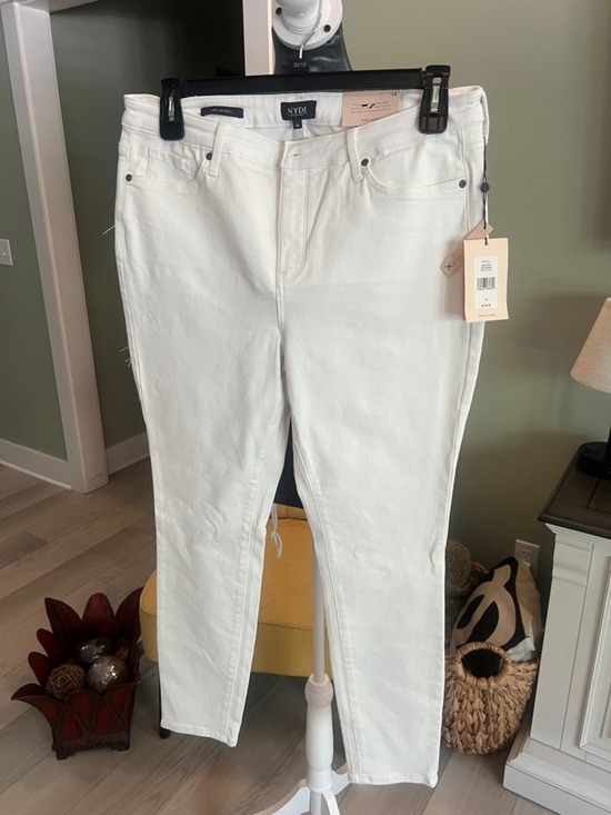 NYDJ Denim - NYDJ White Skinny Jeans - High Rise Slim Fit